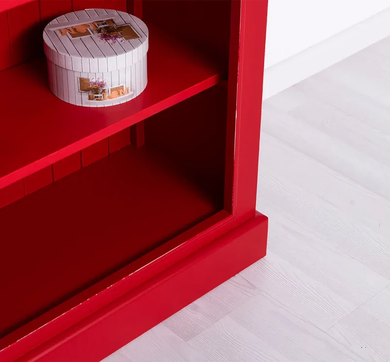 Bücherregal aus Massivholz im Landhausstil in verschiedenen Farben