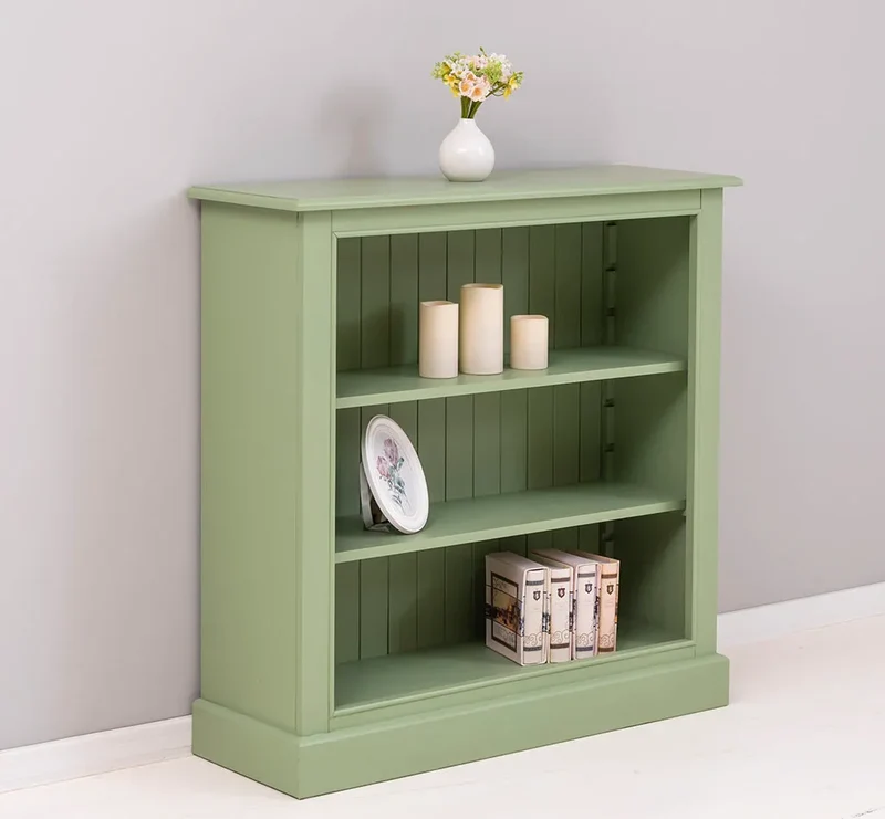 Bücherregal aus Massivholz im Landhausstil in verschiedenen Farben