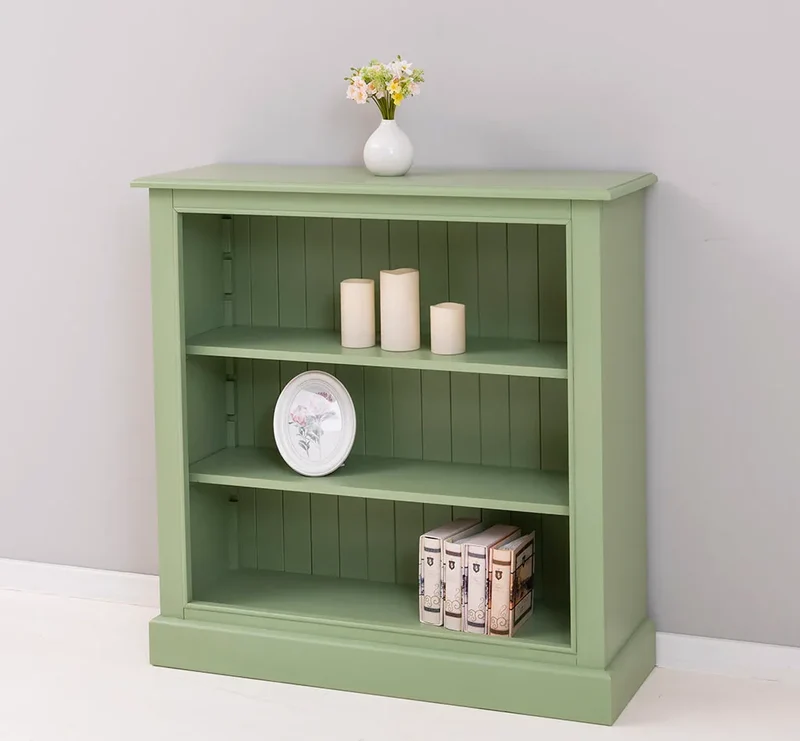 Bücherregal aus Massivholz im Landhausstil in verschiedenen Farben