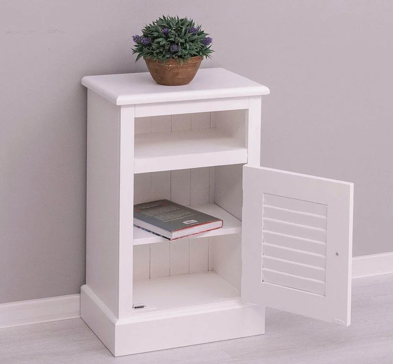 Nachttisch im Landhausstil | Nachtschrank aus Massivholz