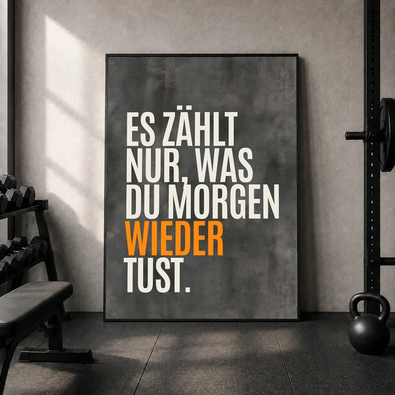 Nur was du wiederholst Poster