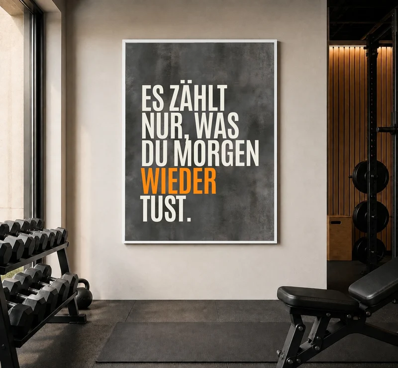 Nur was du wiederholst Poster