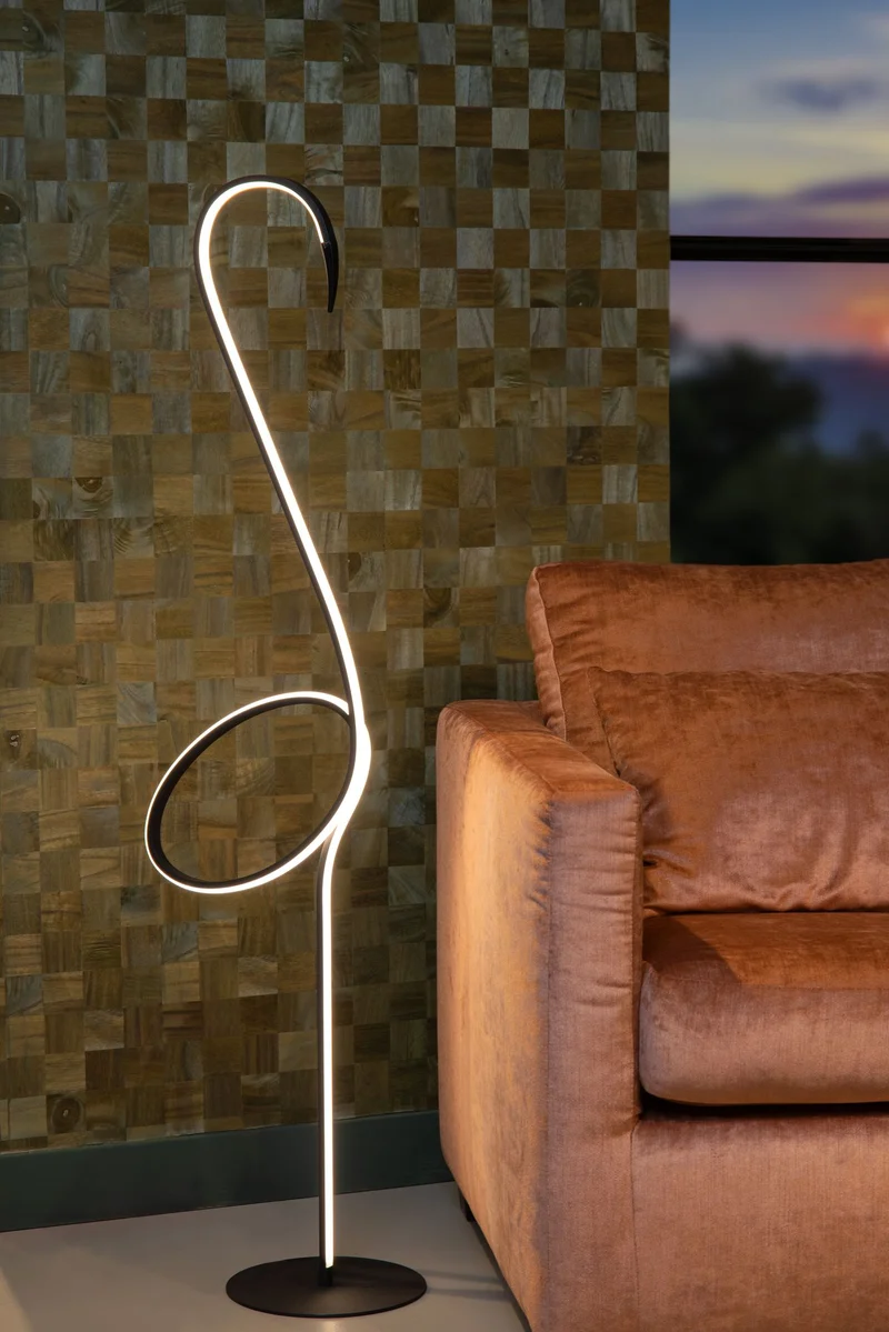 Stehleuchte Flamingo LED mit RGB-Farbwechsel Mehrfarbig