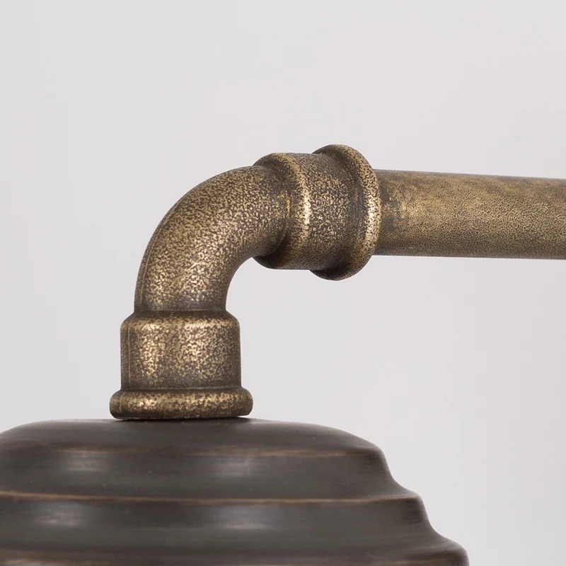 Casa Padrino Jugendstil Außenwandleuchte 22 x 30 x H. 27 cm - Bronze - Nostalgische Wetterfeste Außenleuchte