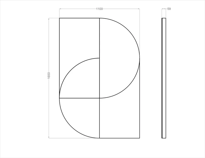 Acoustic Wall Art Panels FAN 5