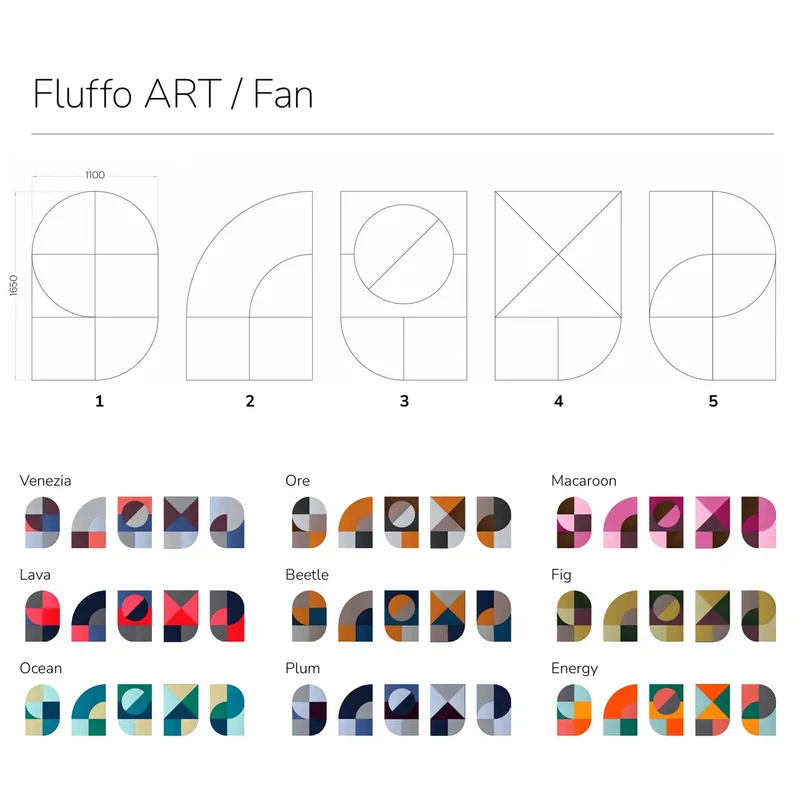 Acoustic Wall Art Panels FAN 4