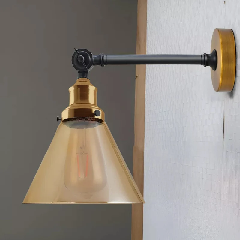 Vintage Glas Wandleuchten – Edle Innenbeleuchtung ~3281