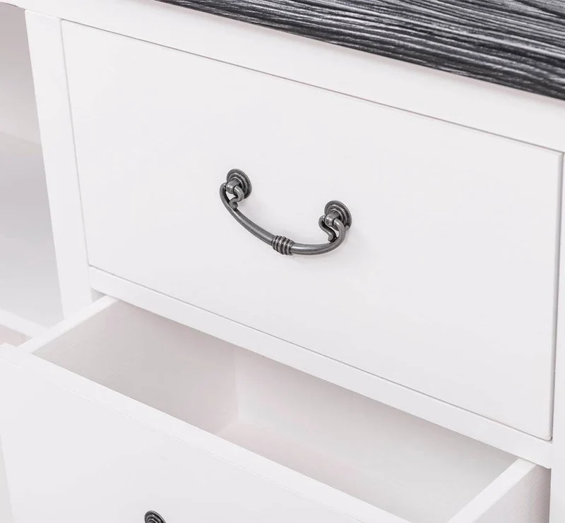 Kommode mit Lamellentüren | Sideboard aus Massivholz