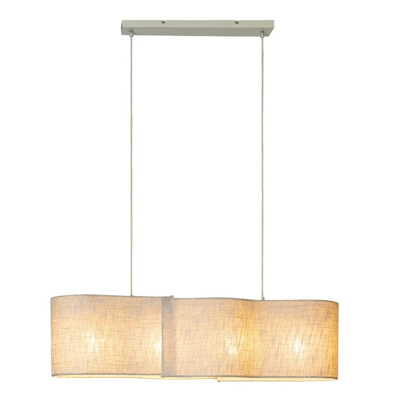 Pendelleuchte Chantal 4-flammig Textil Beige
