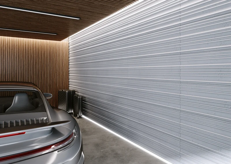 3D Concrete Wall Panels STRIPES