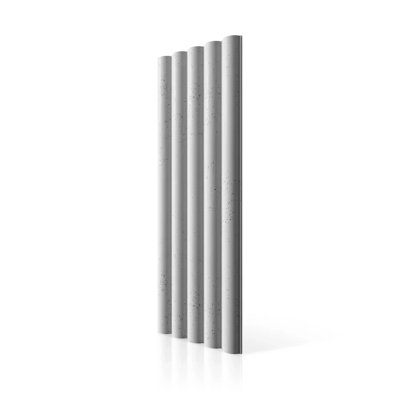 3D Concrete Wall Panels TUBES L
