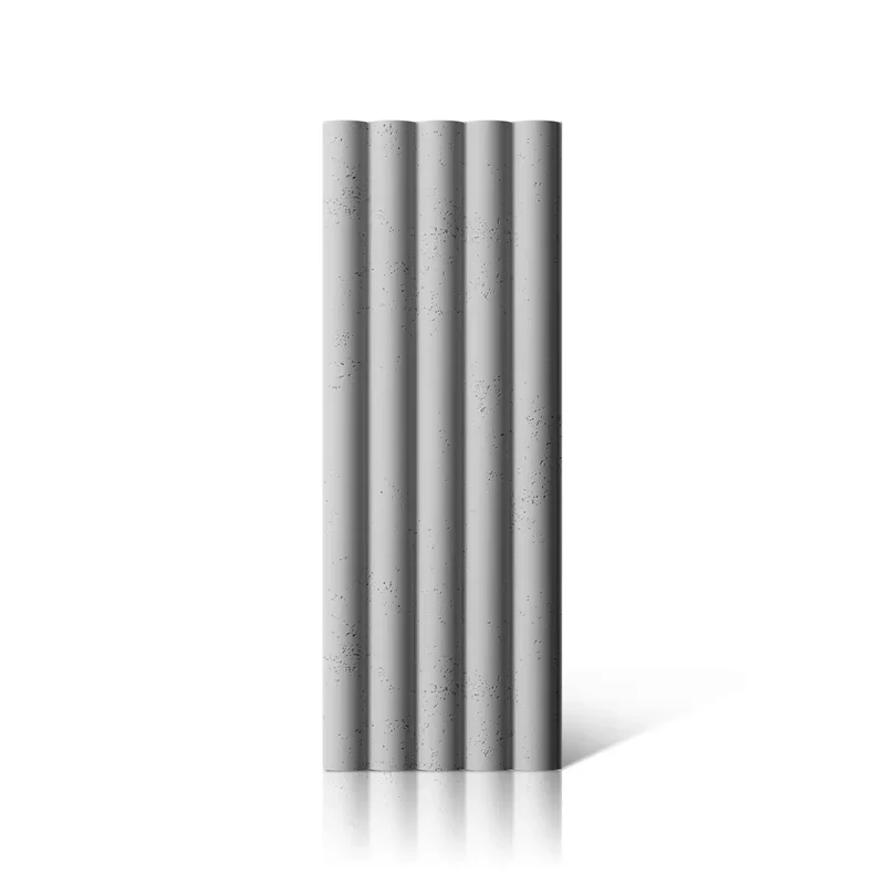 3D Concrete Wall Panels TUBES L
