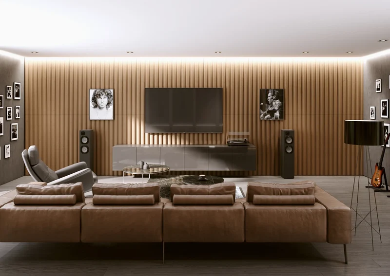 3D Concrete Wall Panels TUBES L