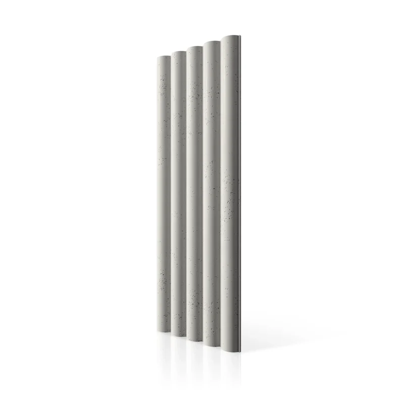 3D Concrete Wall Panels TUBES L