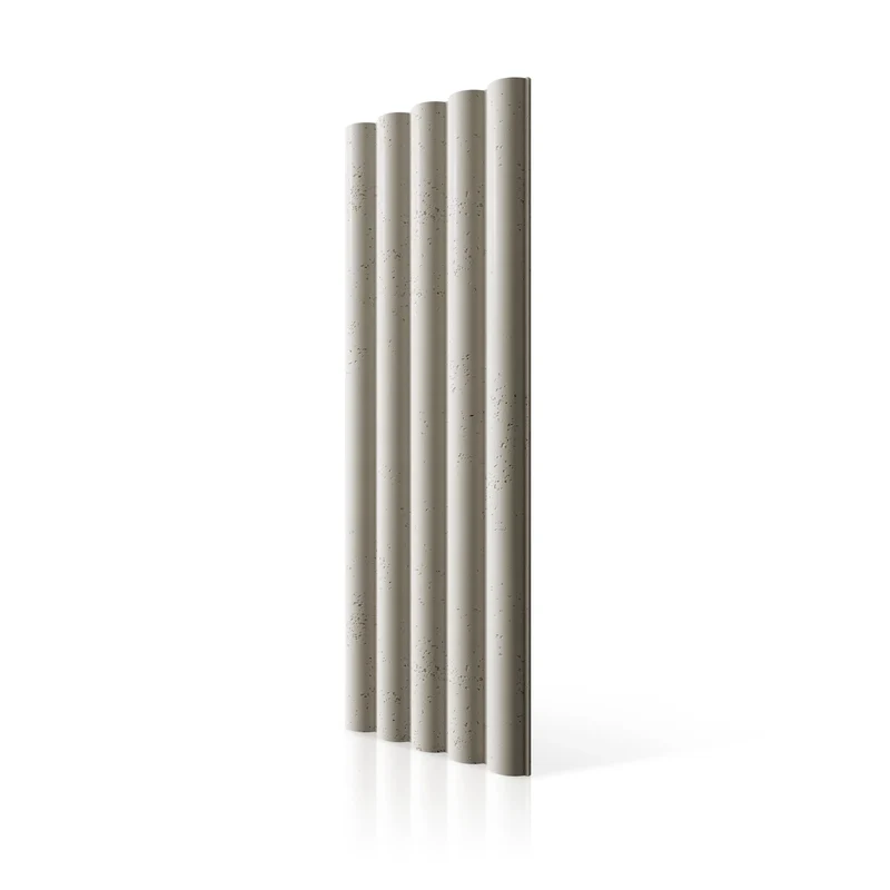 3D Concrete Wall Panels TUBES L