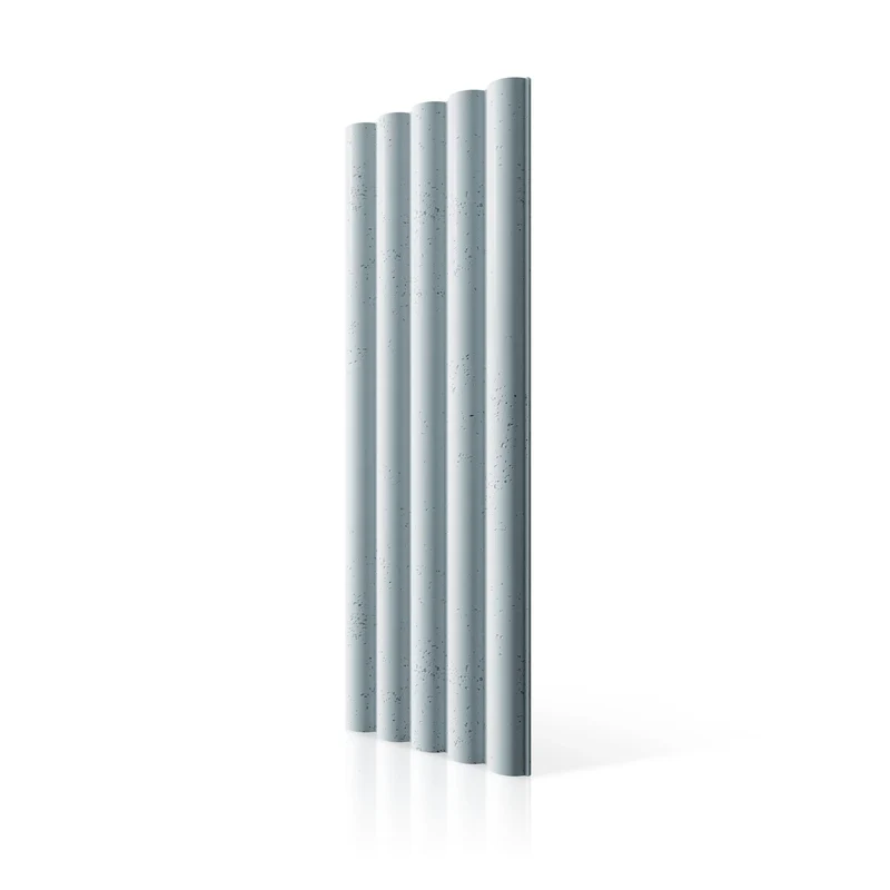 3D Concrete Wall Panels TUBES L