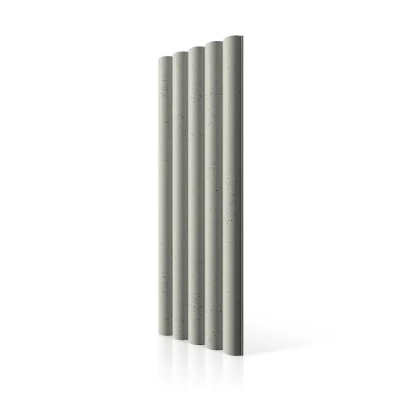 3D Concrete Wall Panels TUBES L