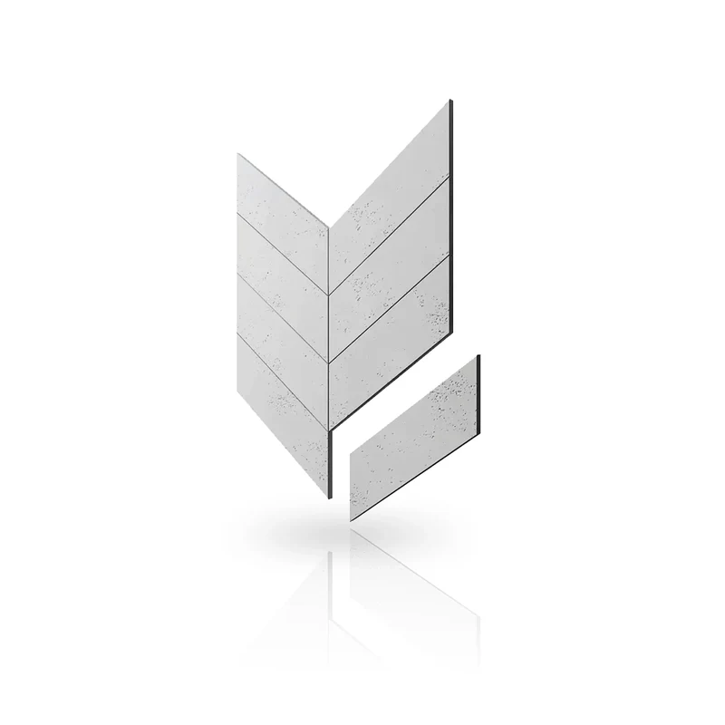 Concrete Cladding - HERRINGBONE Wall Panels