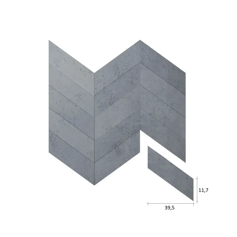 Concrete Cladding - HERRINGBONE Wall Panels