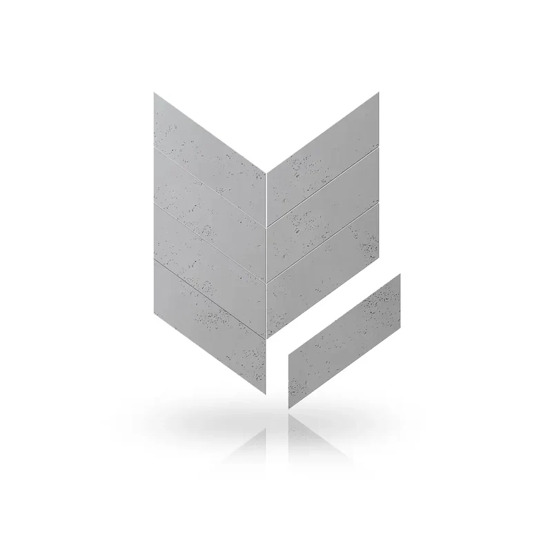 Concrete Cladding - HERRINGBONE Wall Panels
