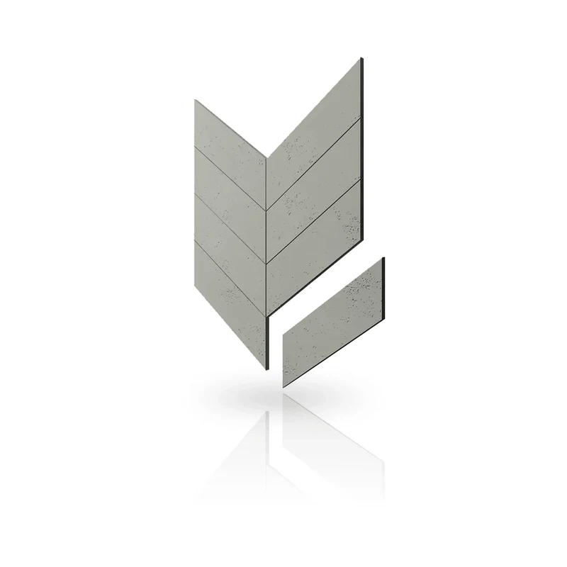 Concrete Cladding - HERRINGBONE Wall Panels
