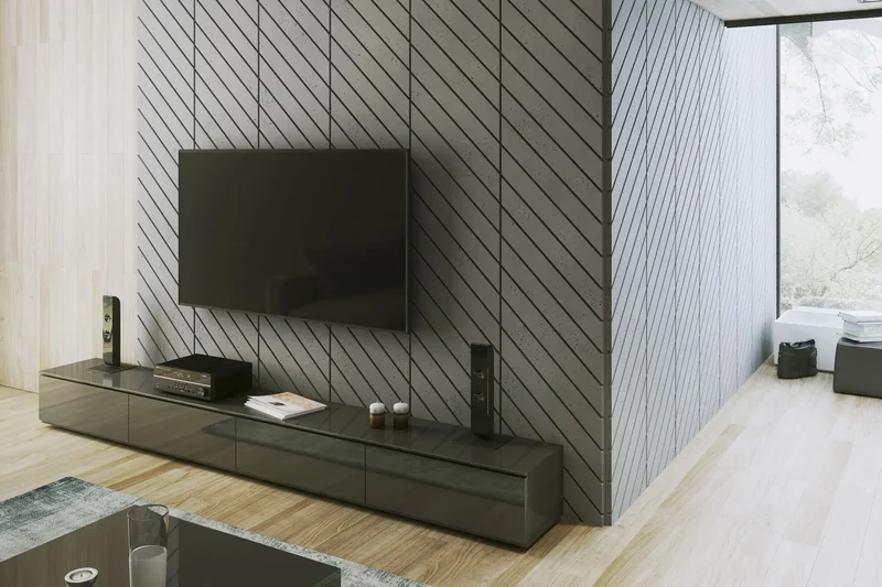 Concrete Cladding - HERRINGBONE PART Wall Panels