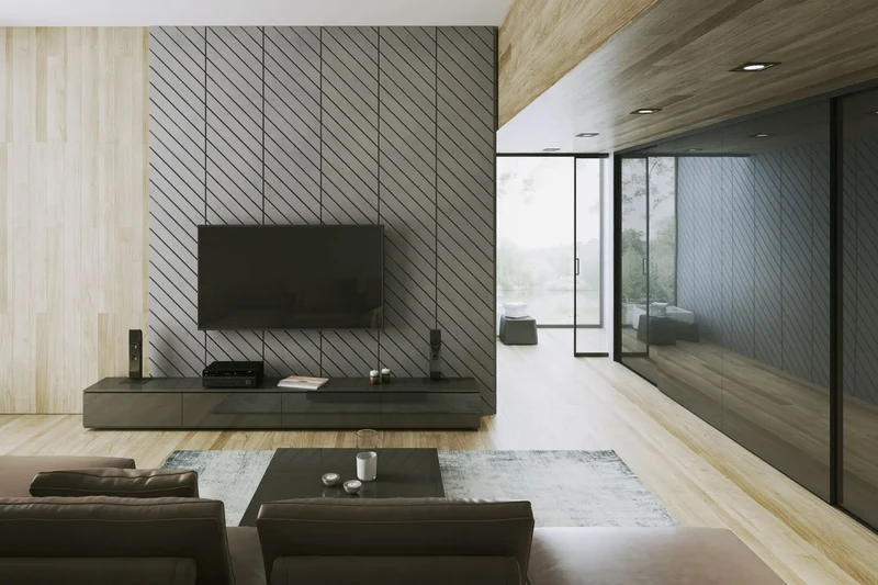 Concrete Cladding - HERRINGBONE PART Wall Panels