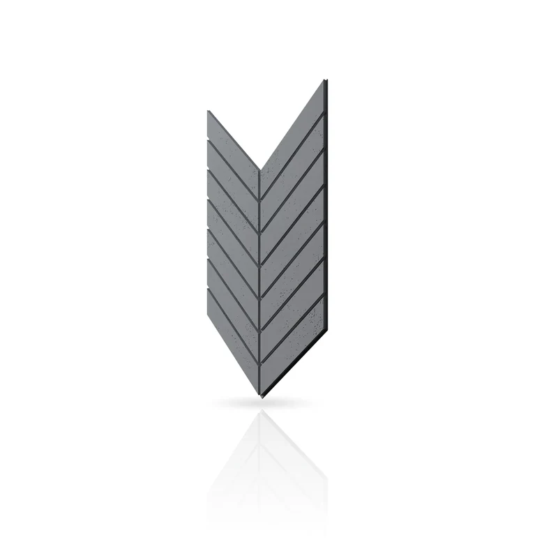 Concrete Cladding - HERRINGBONE L Wall Panels