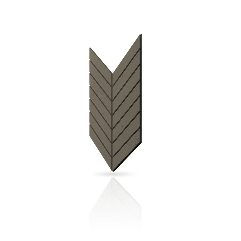Concrete Cladding - HERRINGBONE L Wall Panels