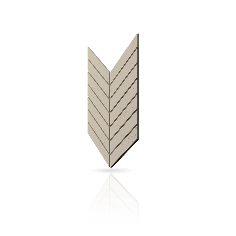 Concrete Cladding - HERRINGBONE L Wall Panels