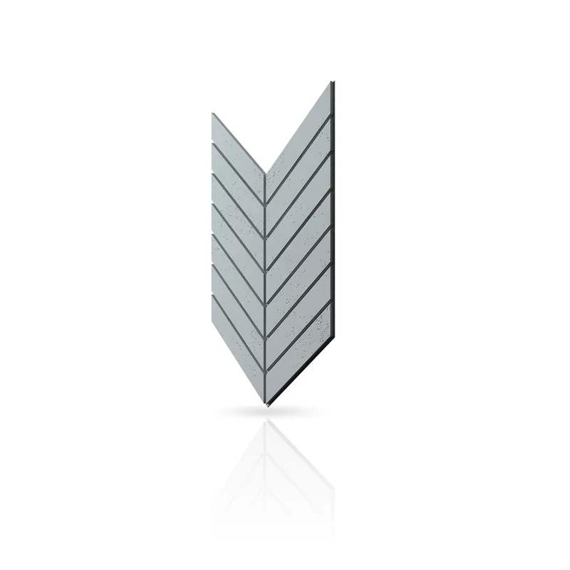 Concrete Cladding - HERRINGBONE L Wall Panels