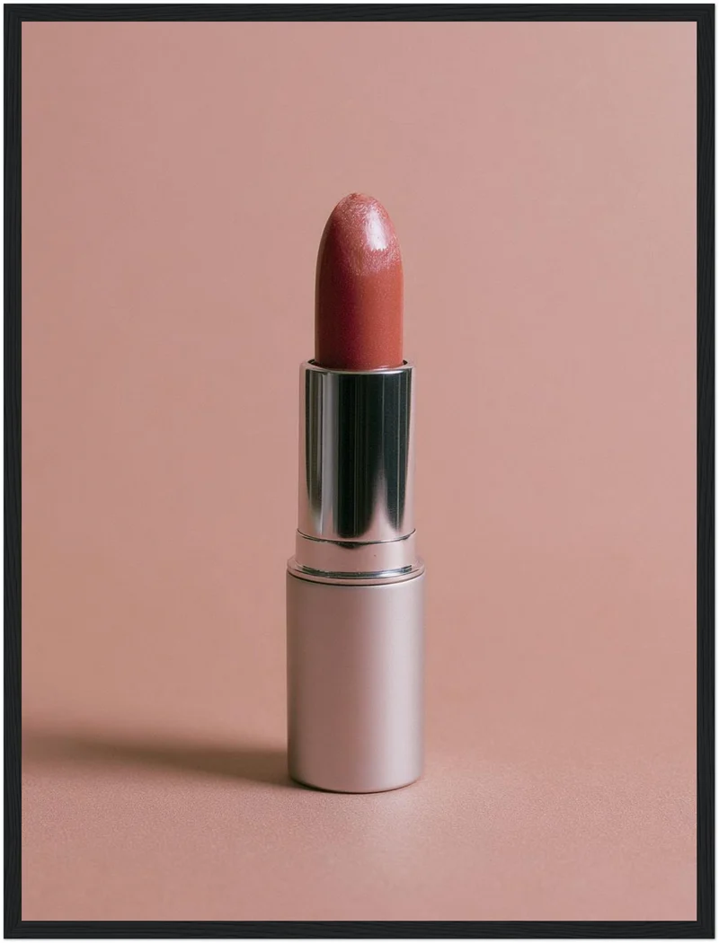 Lippenstift Nude Stillleben Poster