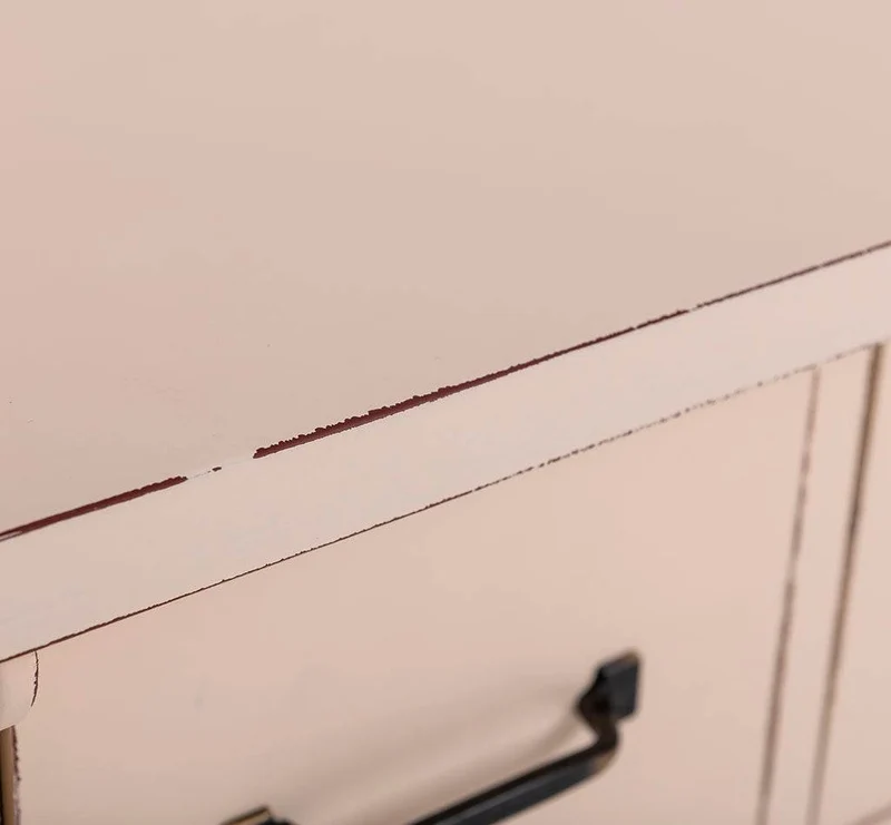 Apothekerschrank aus Massivholz mit 12 Schubladen und Ornamenten