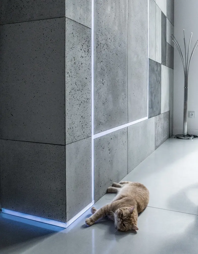 Decorative Industrial Concrete Wall Panels Interior - GREY