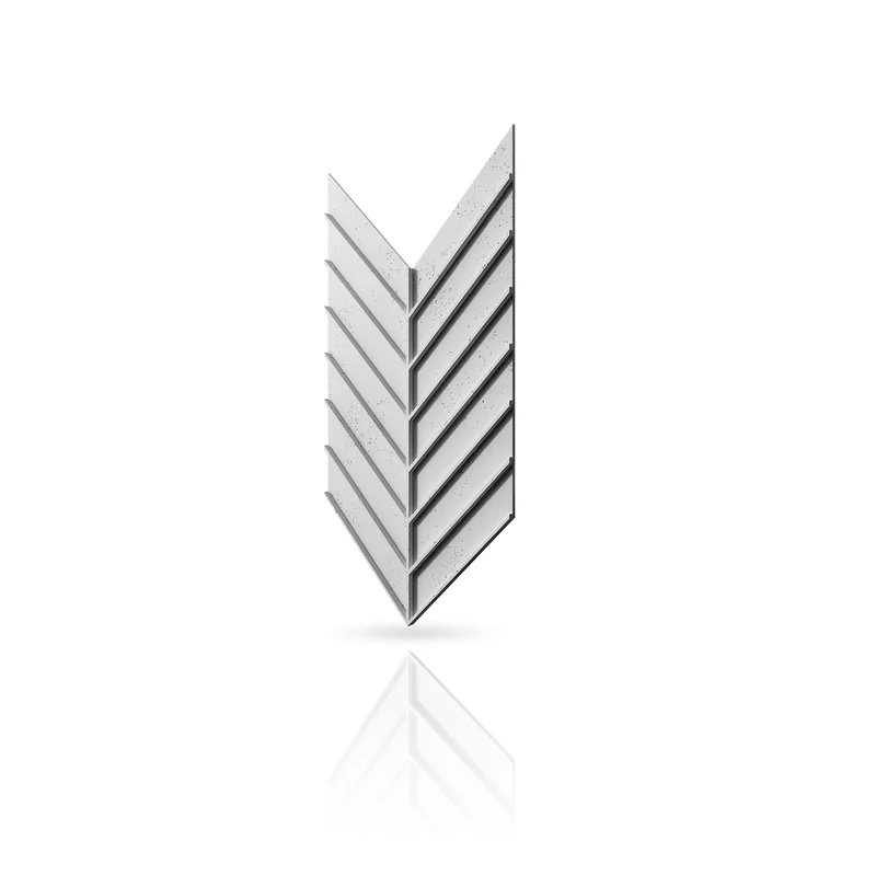 Concrete Cladding - HERRINGBONE L REVERS Wall Panels
