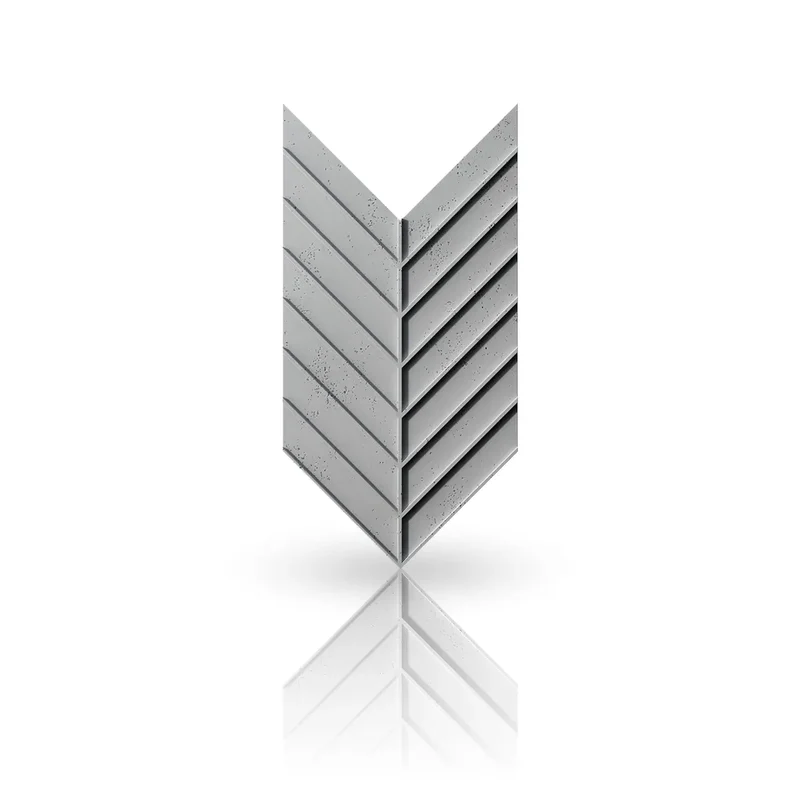 Concrete Cladding - HERRINGBONE L REVERS Wall Panels
