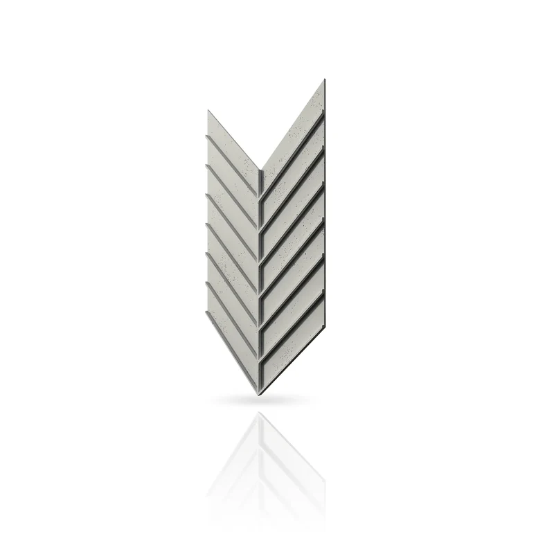 Concrete Cladding - HERRINGBONE L REVERS Wall Panels