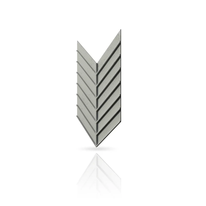 Concrete Cladding - HERRINGBONE L REVERS Wall Panels