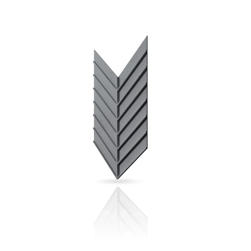 Concrete Cladding - HERRINGBONE L REVERS Wall Panels
