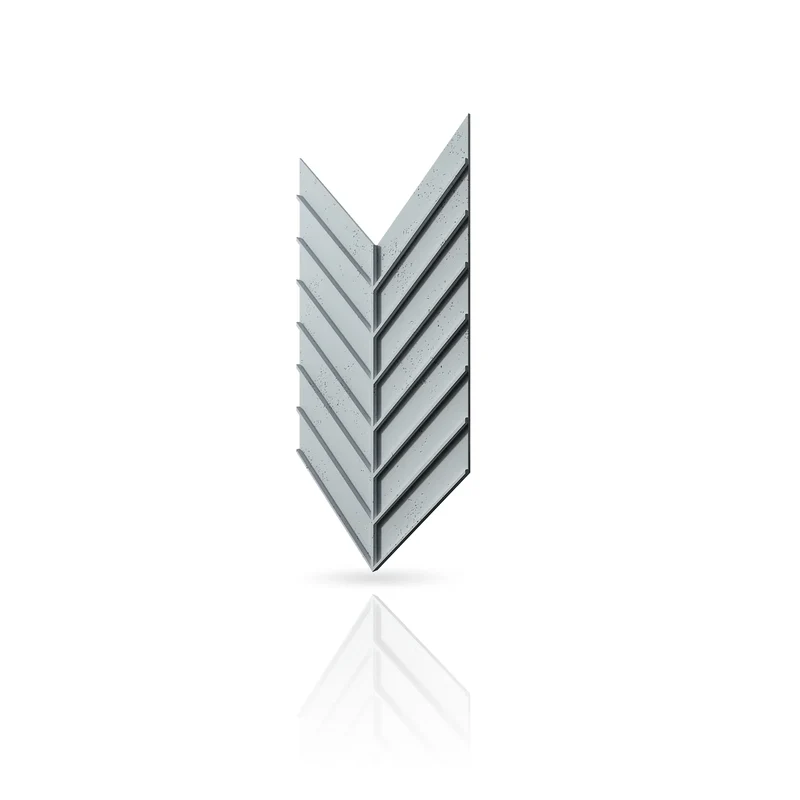 Concrete Cladding - HERRINGBONE L REVERS Wall Panels