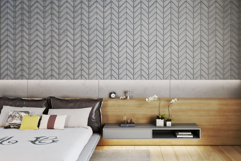 Concrete Cladding - HERRINGBONE M REVERS Wall Panels