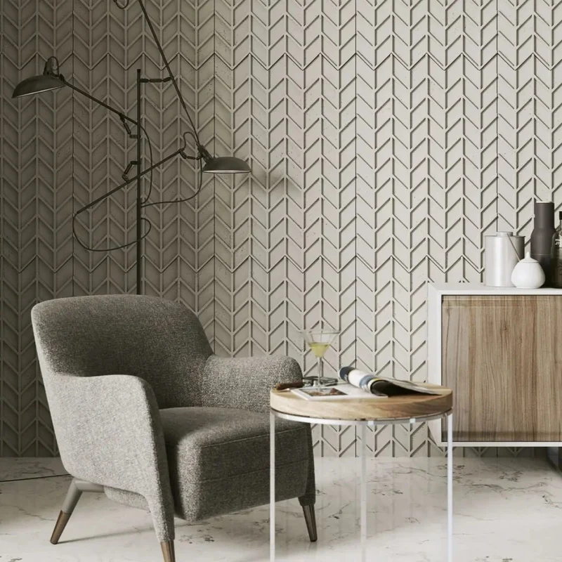 Concrete Cladding - HERRINGBONE S REVERS Wall Panels
