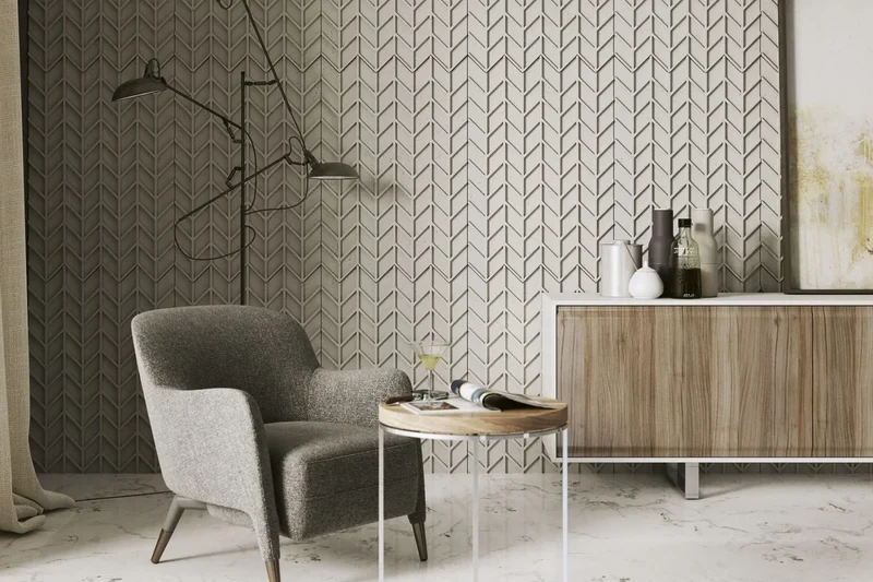 Concrete Cladding - HERRINGBONE S REVERS Wall Panels