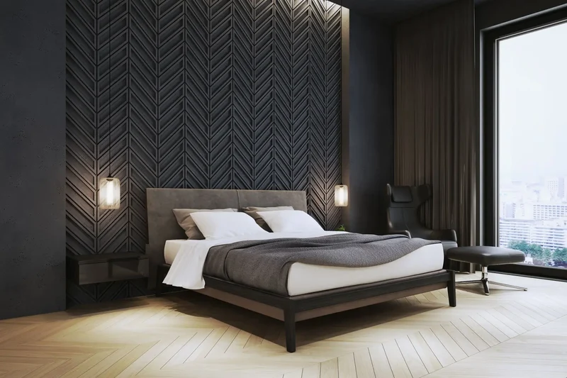 Concrete Cladding - HERRINGBONE BOLD Wall Panels