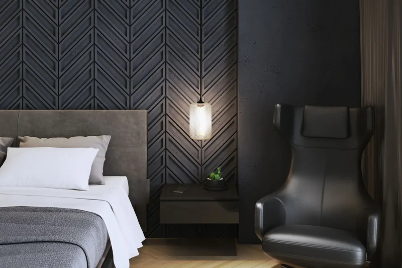 Concrete Cladding - HERRINGBONE BOLD Wall Panels