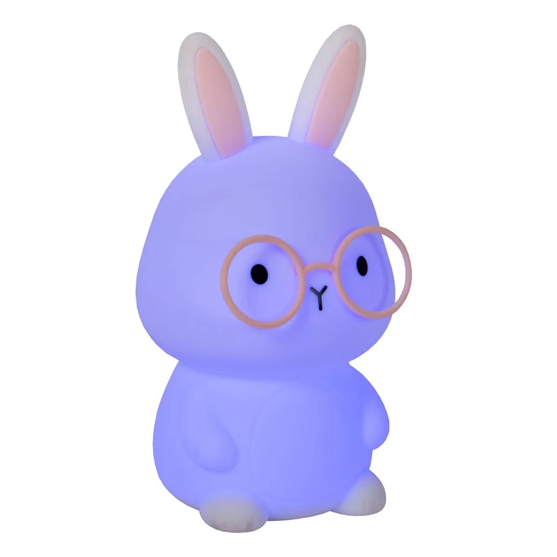 LED-Nachtlicht Pincha Rabbit mit Akku, RGB-Farbwechsel und Touchdimmer