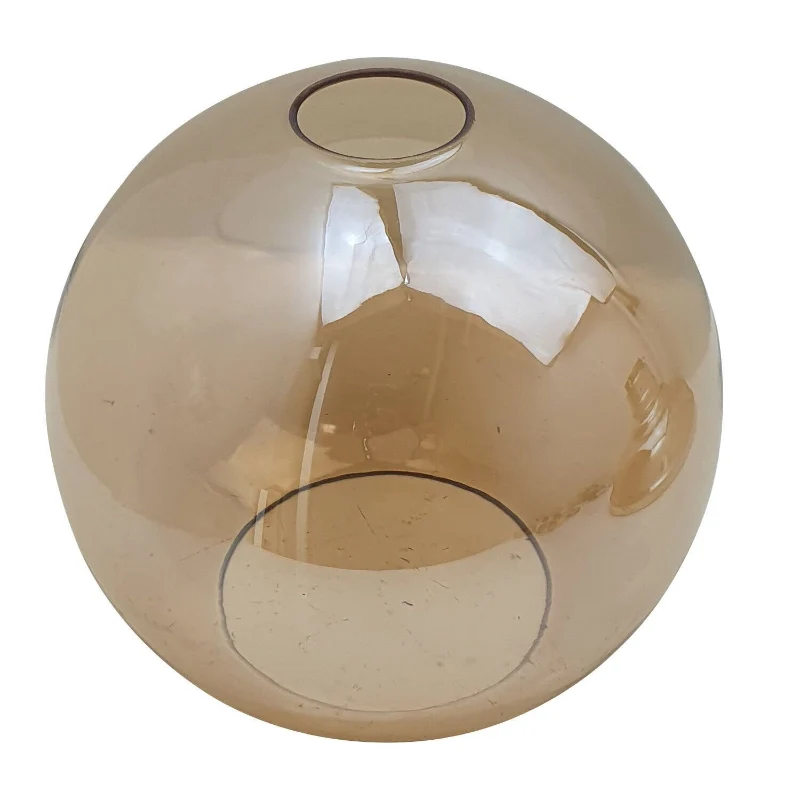 Glas-Lampenschirme für Hänge, Wandleuchte creme bernstein ~3184