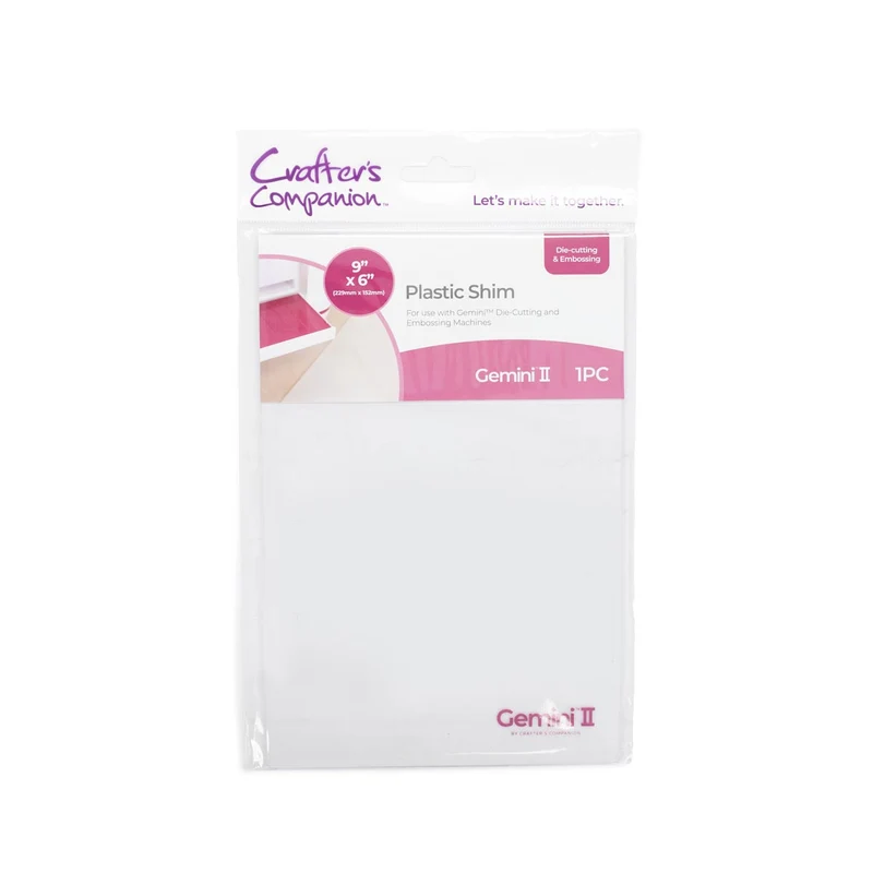 Crafter's Companion - Gemini II Accessories - Plastic Shim 9"x6"