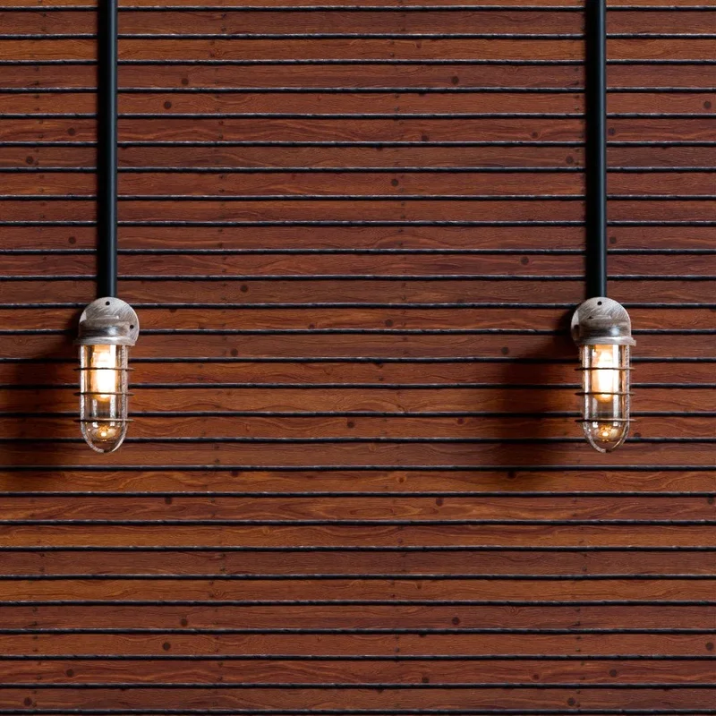 Nautische Bunker Außen Wandleuchte Gitter Glas IP44 ~3222