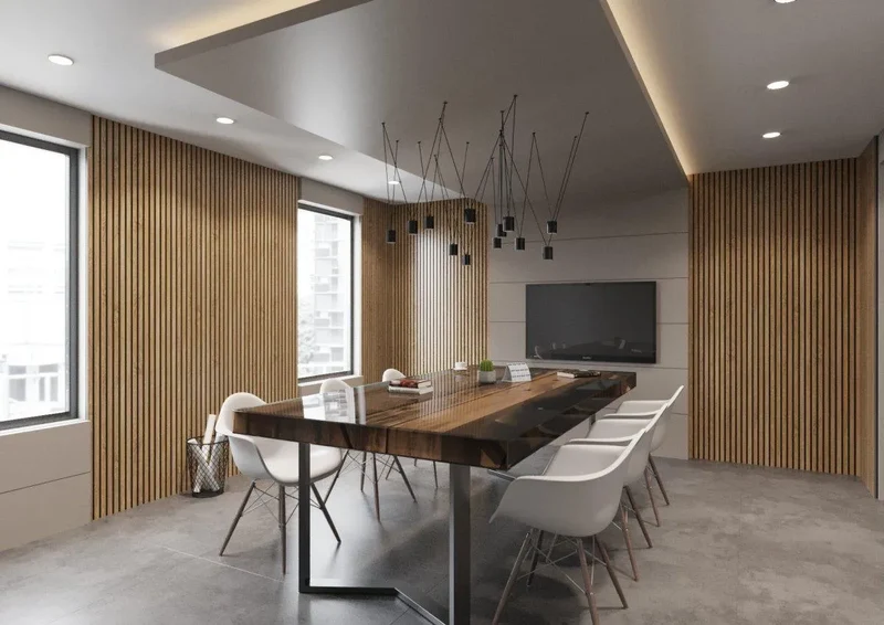 Oak Black Wood Slat Wall Panelling – 280x60 cm